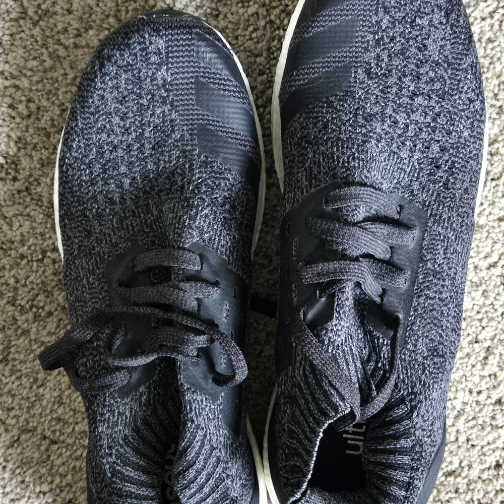 adidas Charcoal Knit Sneakers